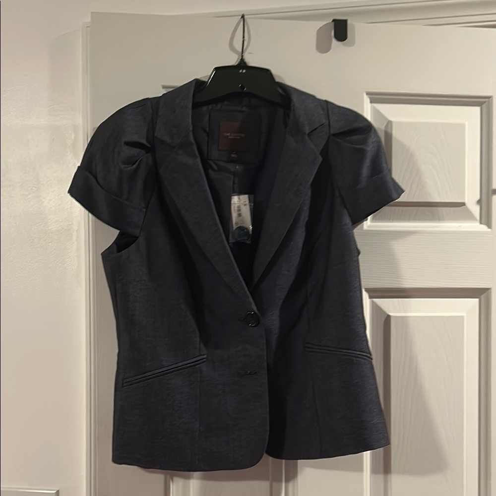 The Limited Black Short Sleeve Blazer Professional Style